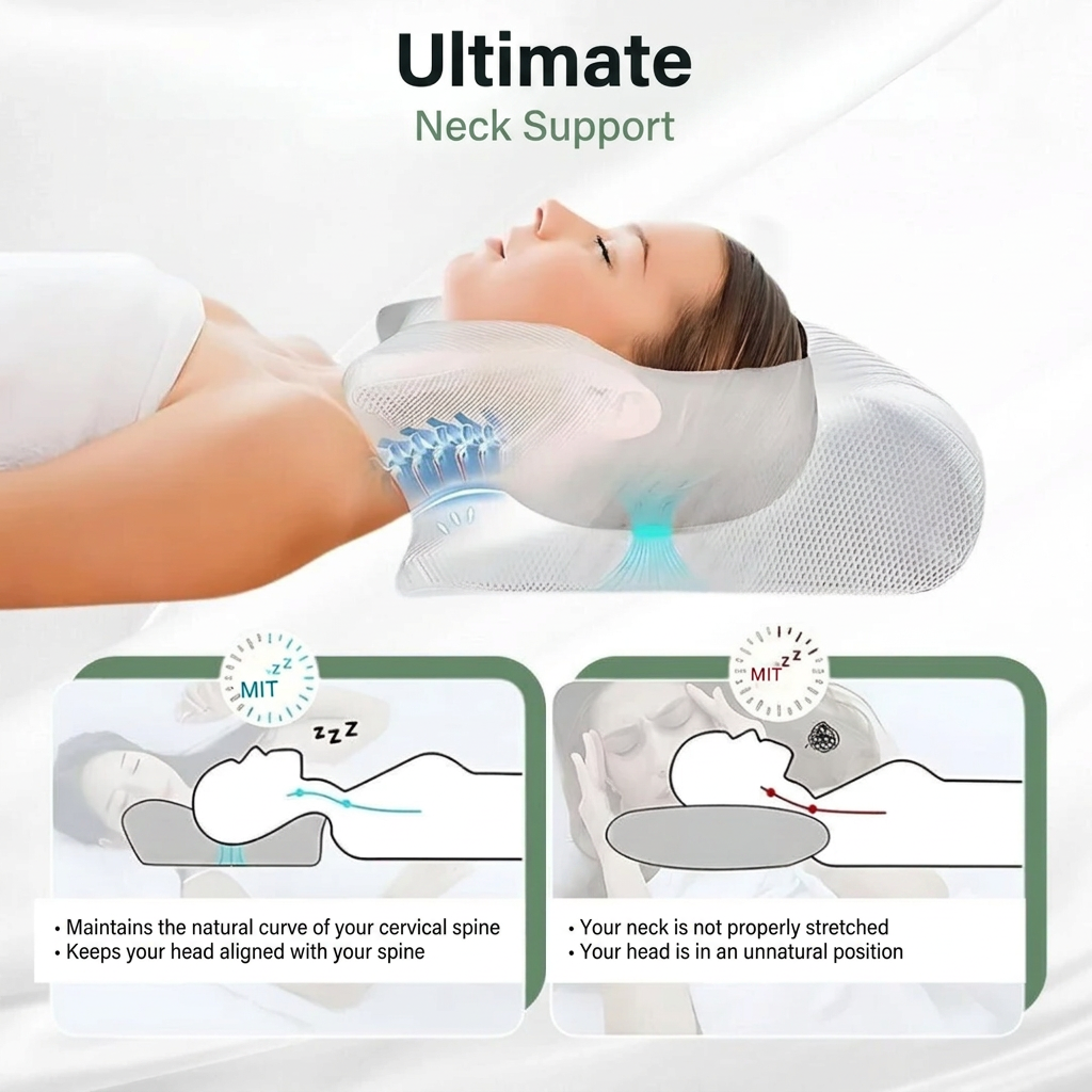 Ergonomic Pillow for Neck Support and Better Sleep 6