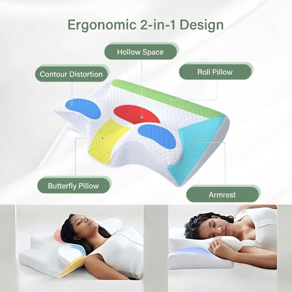 Ergonomic Pillow for Neck Support and Better Sleep 7