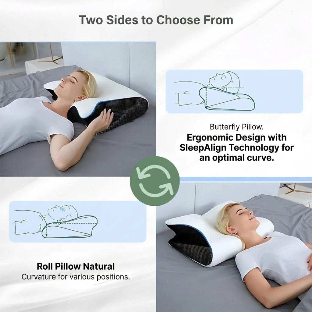 Ergonomic Pillow for Neck Support and Better Sleep 9