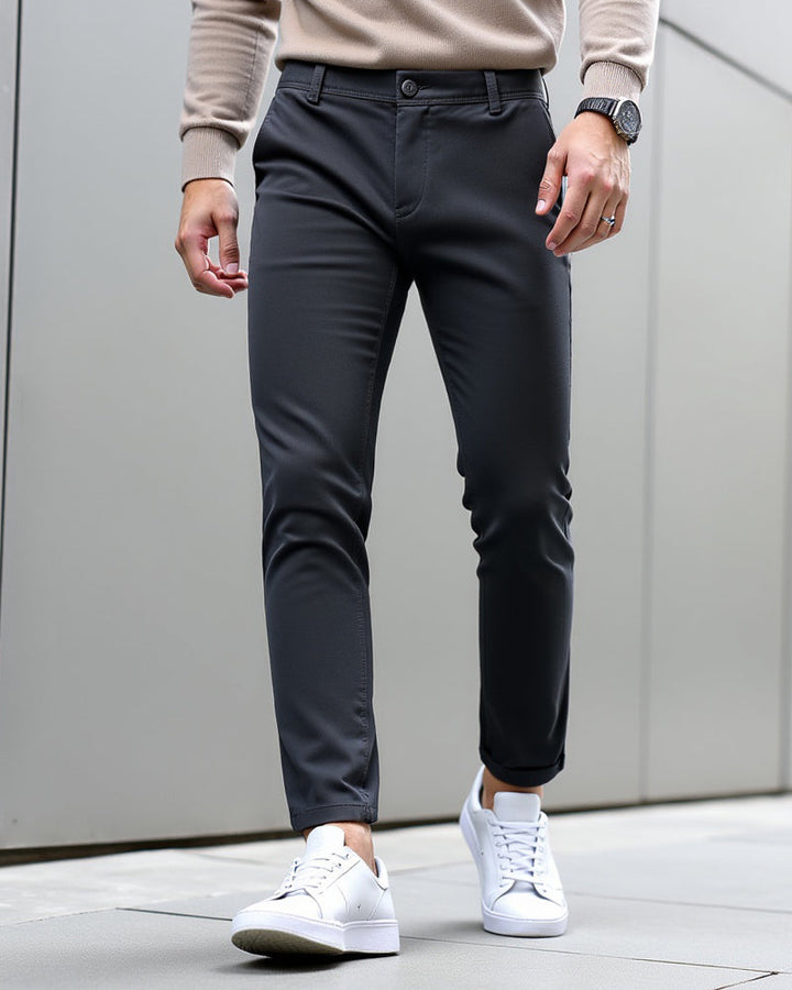 Men's Slim Fit Chino Pants for Everyday and Office Wear 9