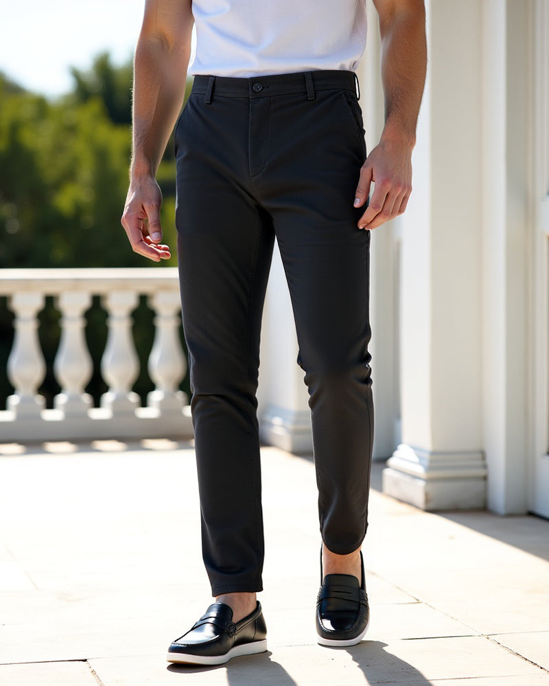 Men's Slim Fit Chino Pants for Everyday and Office Wear 7