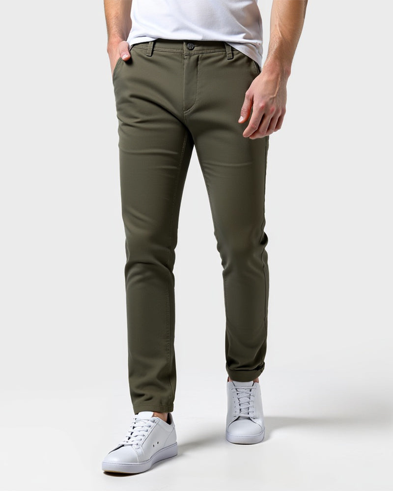 Men's Slim Fit Chino Pants for Everyday and Office Wear 13