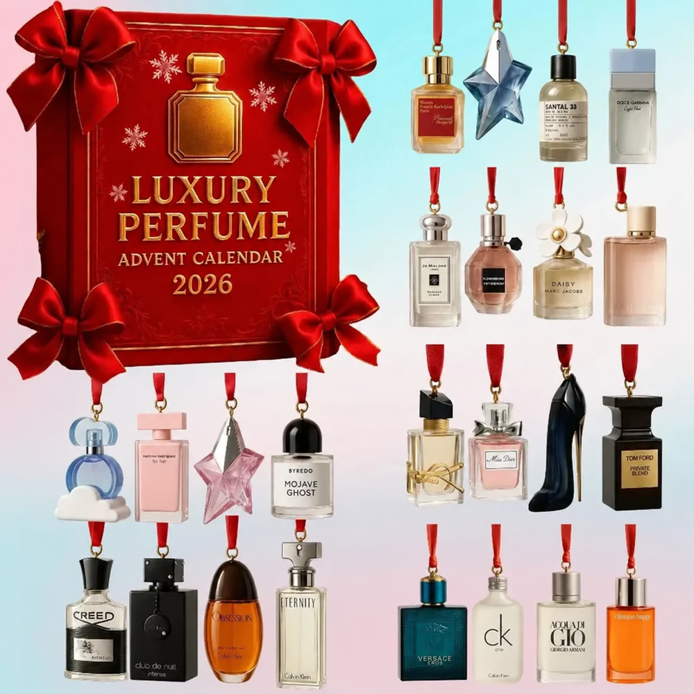 Luxe Perfume Advent Calendar 2026 Limited Edition with 24 Mini Bottle Charms 2