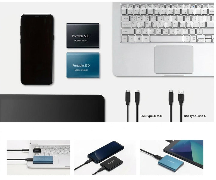 128 TB External SSD, Compact and Fast Portable Drive 5