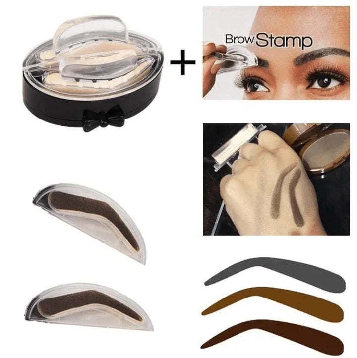Adjustable Eyebrow Stamp Kit for Quick, Shaped Brows 7
