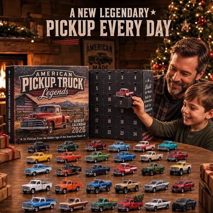 Classic Cars and Motorcycle Advent Calendar with 24 Miniature Vehicles 5