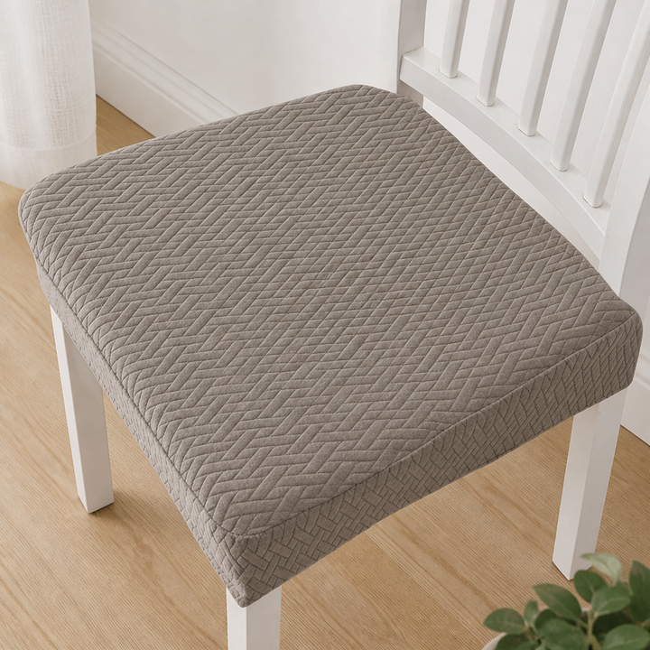 Waterproof Stretch Woven Chair Covers, Slip-Resistant Jacquard Polyester 12