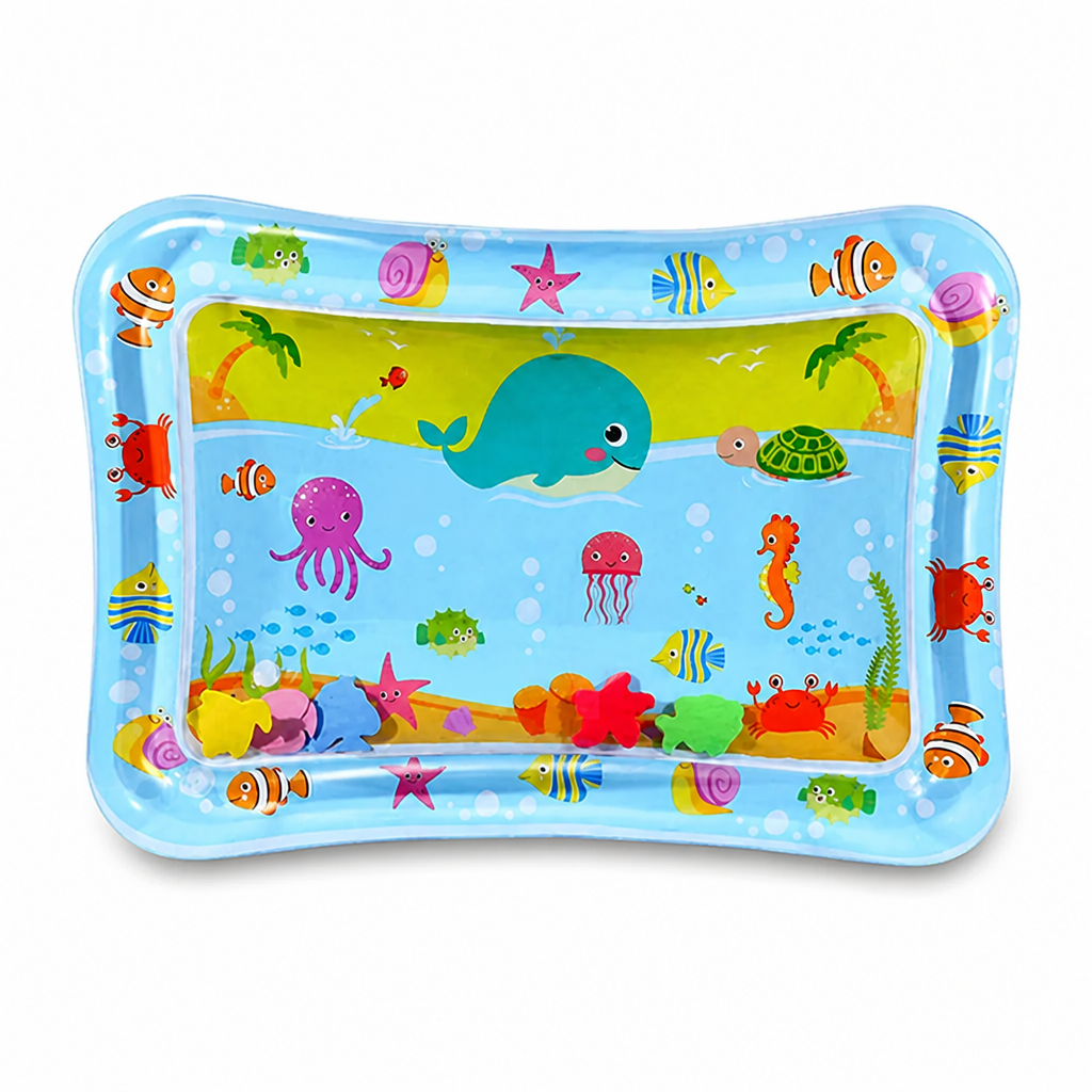 Cat Water Play Mat with Floating Fish - BPA-Free Silicone Cooling Pad 7
