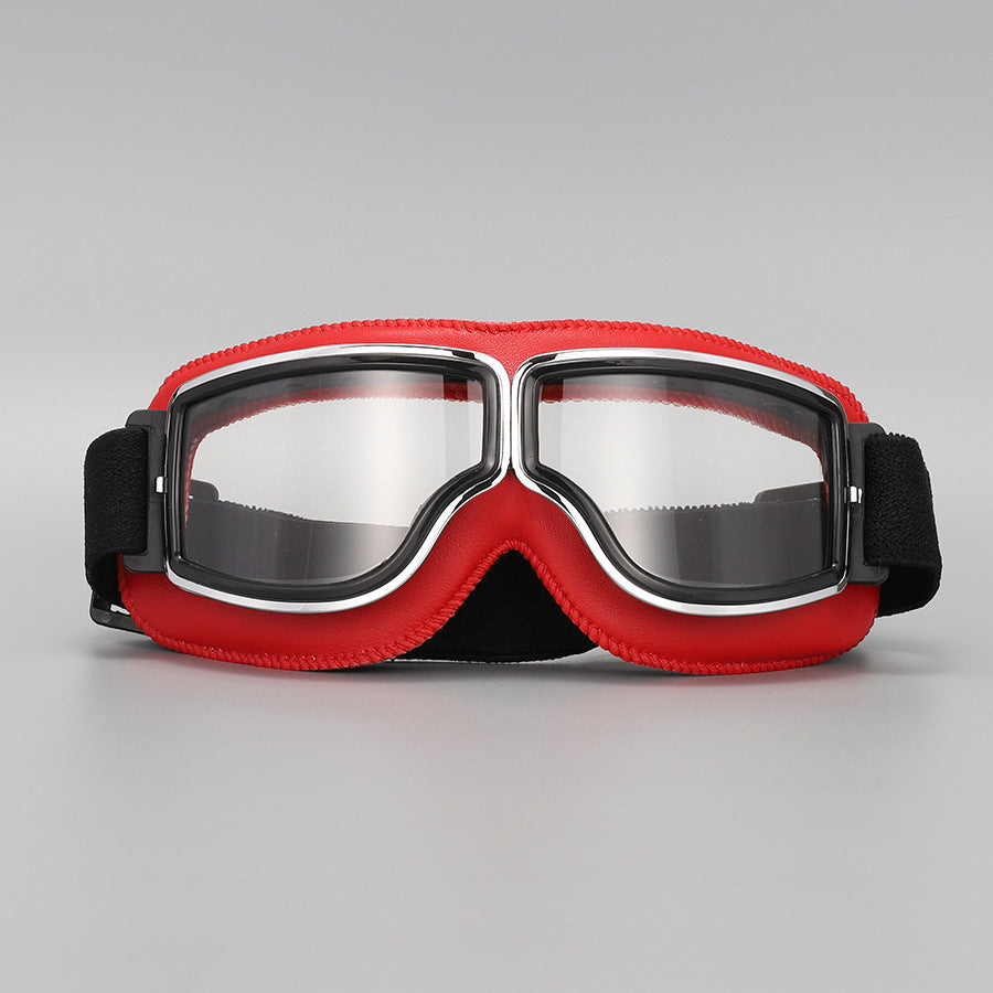 Vintage Motorcycle Goggles with Adjustable Elastic Strap 10