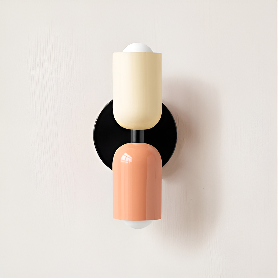 Minimalist Modern Twin-Bulb LED Wall Light with Two Heads 33