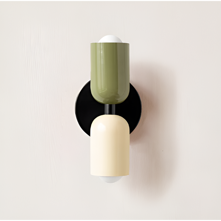 Minimalist Modern Twin-Bulb LED Wall Light with Two Heads 21