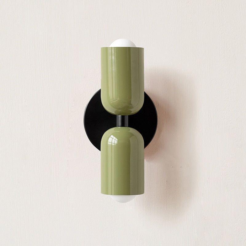 Minimalist Modern Twin-Bulb LED Wall Light with Two Heads 10