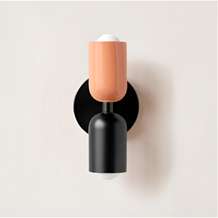 Minimalist Modern Twin-Bulb LED Wall Light with Two Heads 23