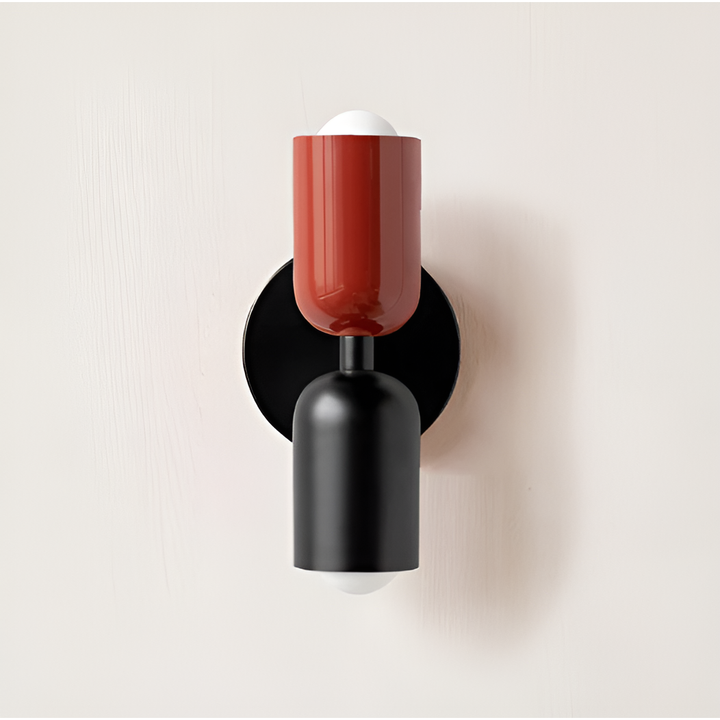 Minimalist Modern Twin-Bulb LED Wall Light with Two Heads 22
