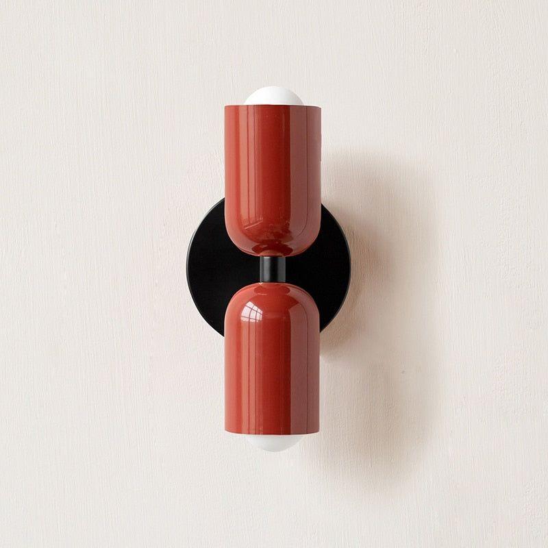 Minimalist Modern Twin-Bulb LED Wall Light with Two Heads 8