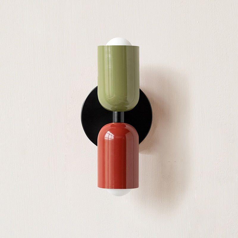 Minimalist Modern Twin-Bulb LED Wall Light with Two Heads 11