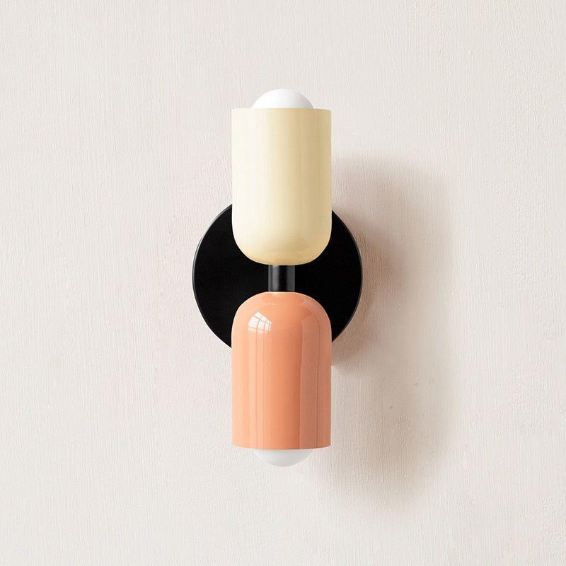 Minimalist Modern Twin-Bulb LED Wall Light with Two Heads 3