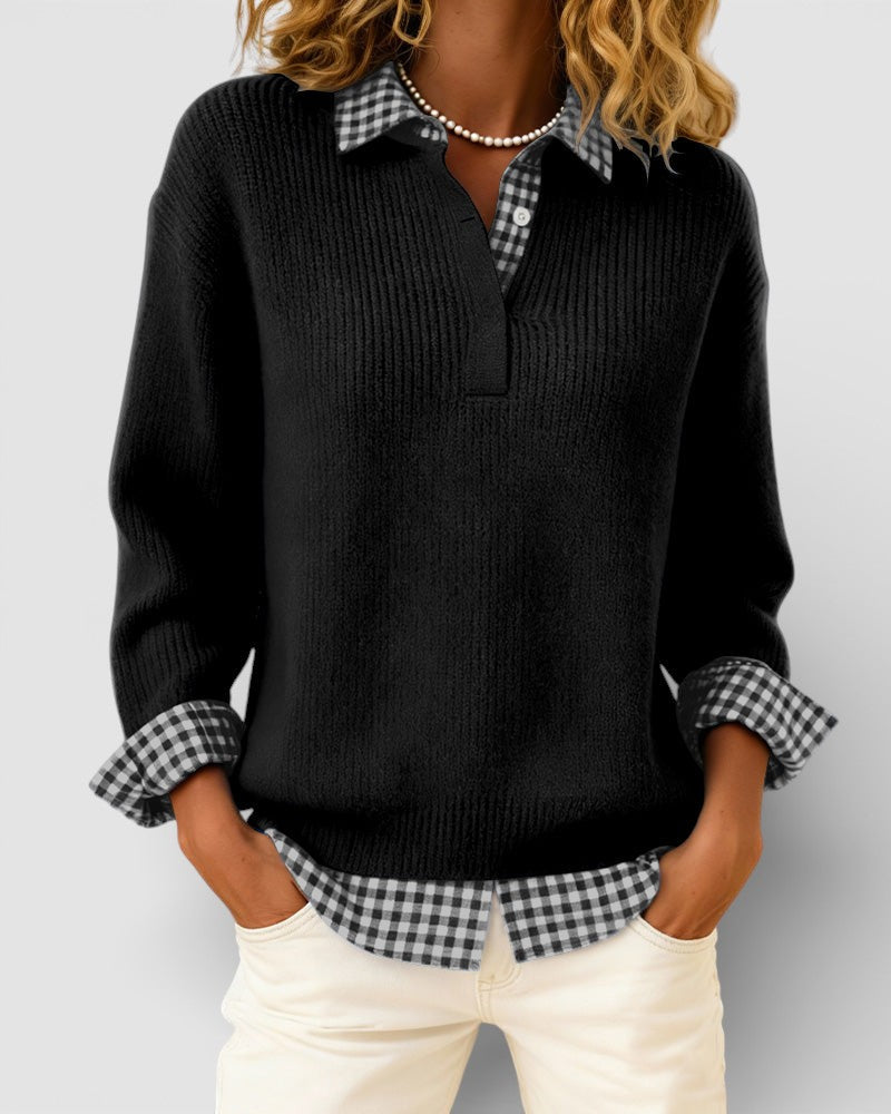 Chic Knit V-Neck Sweater 5