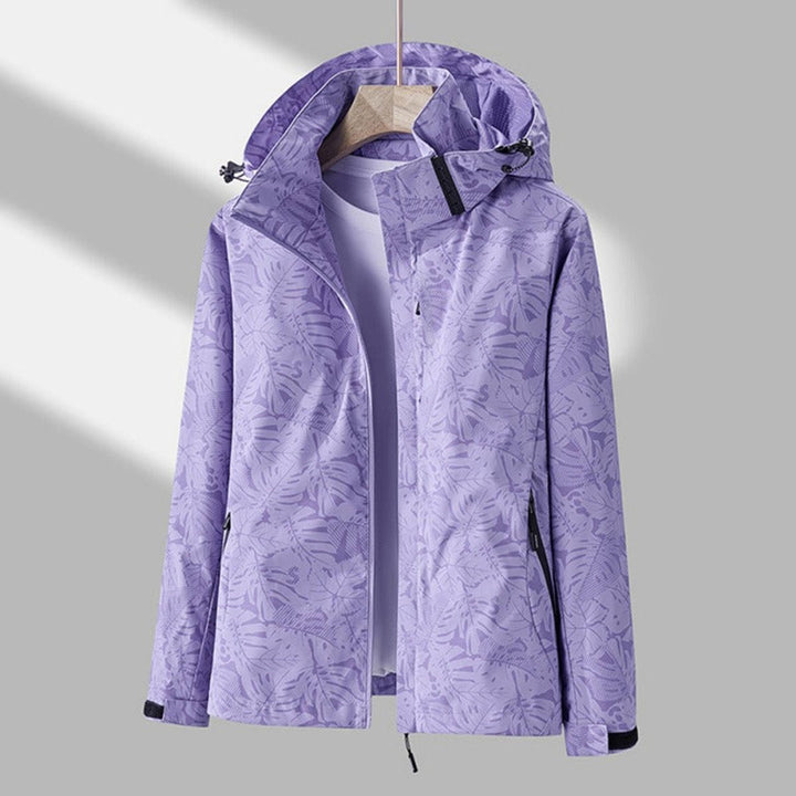 Women's Waterproof Windproof Hooded Lightweight Jacket 1