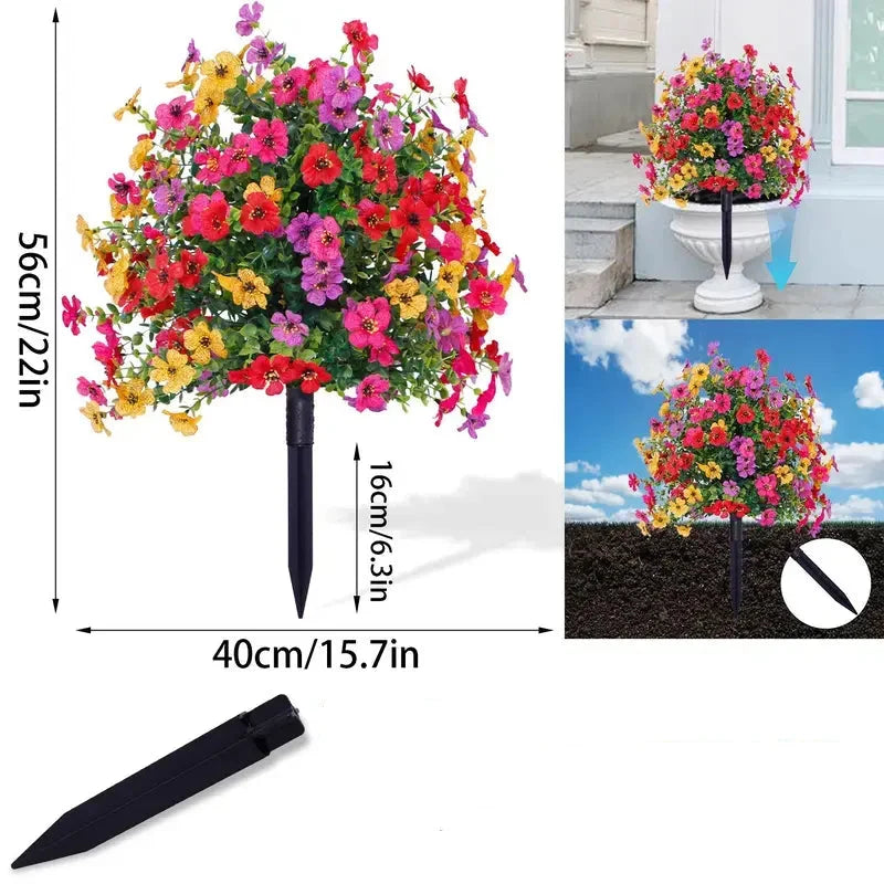 Low-Maintenance Artificial Garden Flowers 5