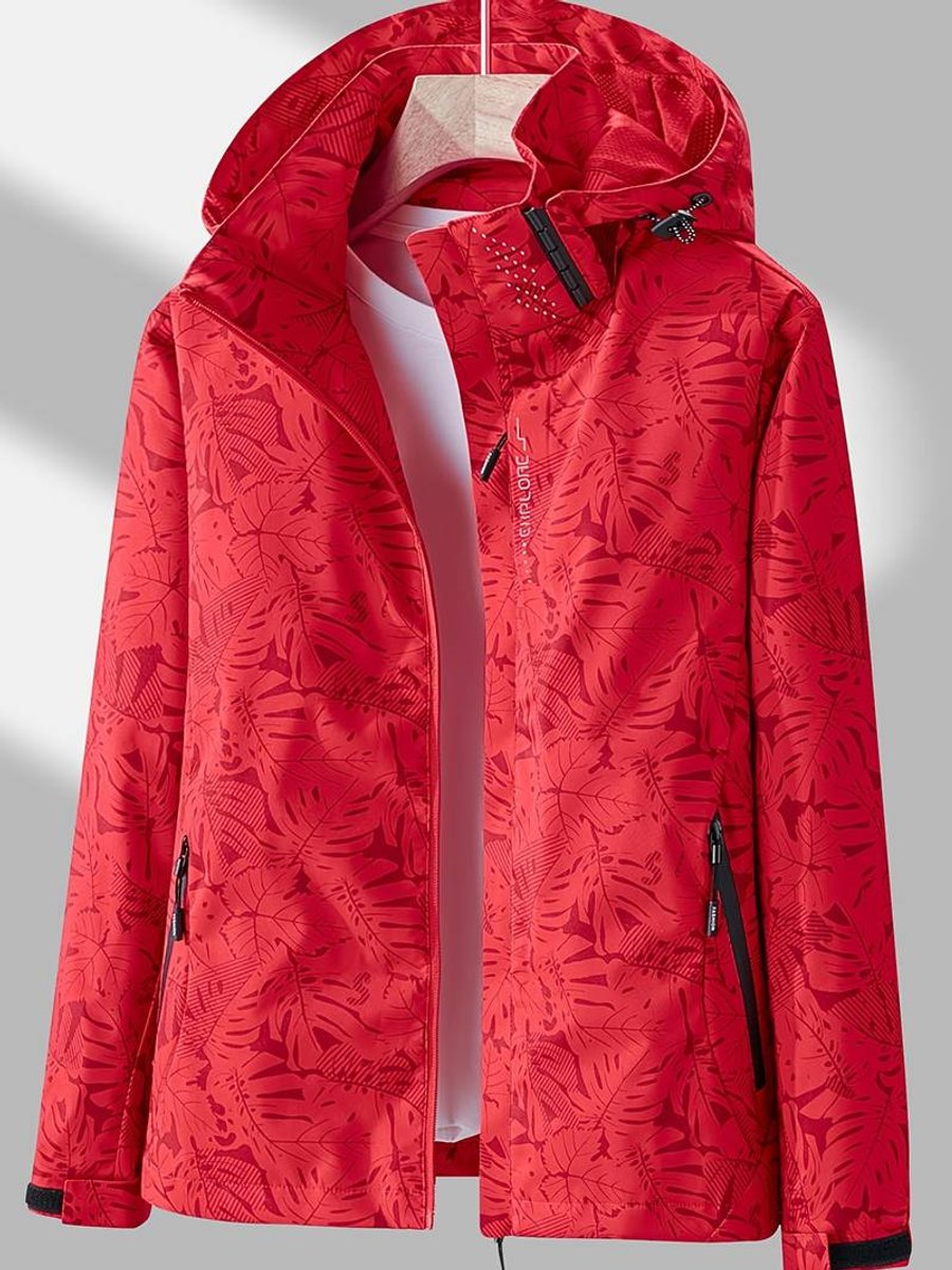 Women's Waterproof Windproof Hooded Lightweight Jacket 5