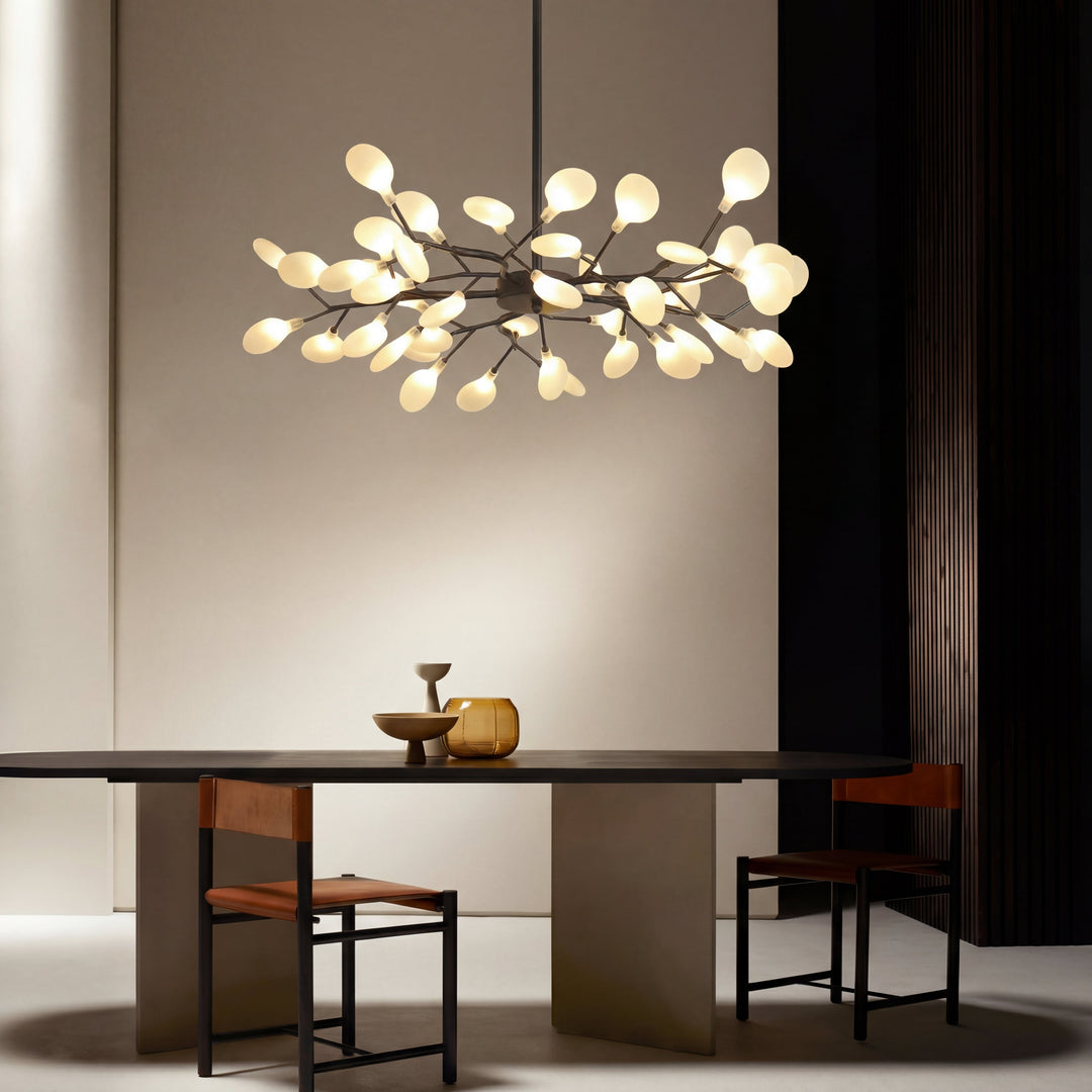 Firefly LED Chandelier with Glowing Acrylic Orbs on Branches 5