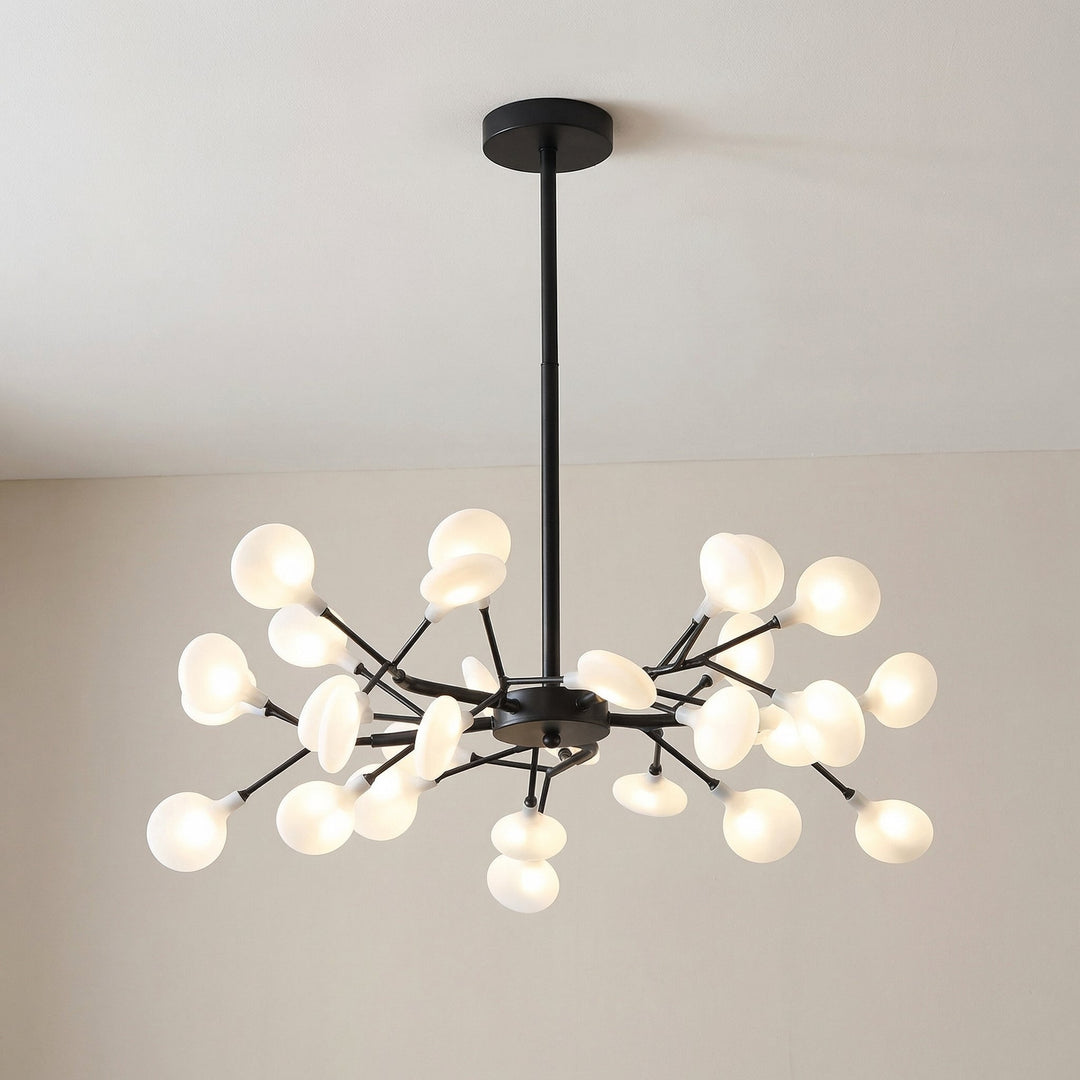 Firefly LED Chandelier with Glowing Acrylic Orbs on Branches 6