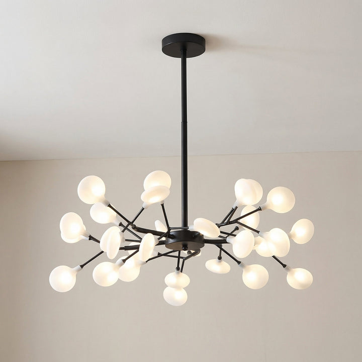 Firefly LED Chandelier with Glowing Acrylic Orbs on Branches 6