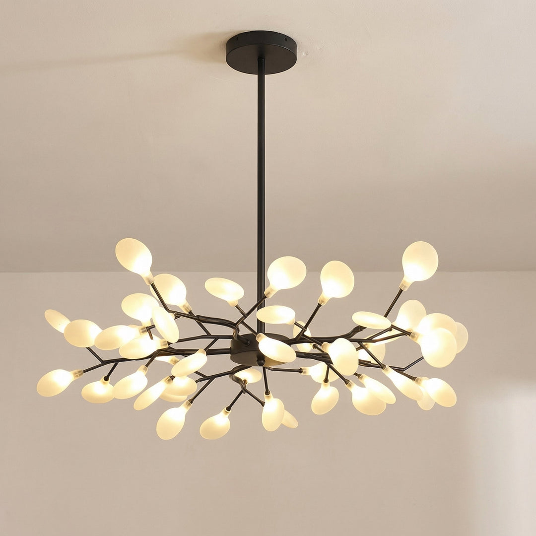 Firefly LED Chandelier with Glowing Acrylic Orbs on Branches 8