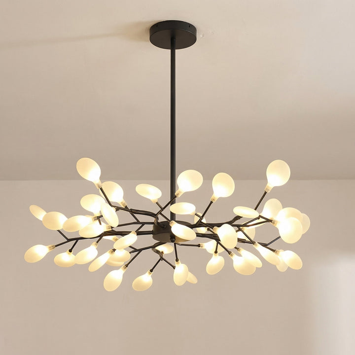 Firefly LED Chandelier with Glowing Acrylic Orbs on Branches 8
