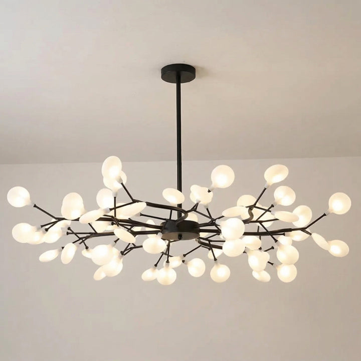 Firefly LED Chandelier with Glowing Acrylic Orbs on Branches 12