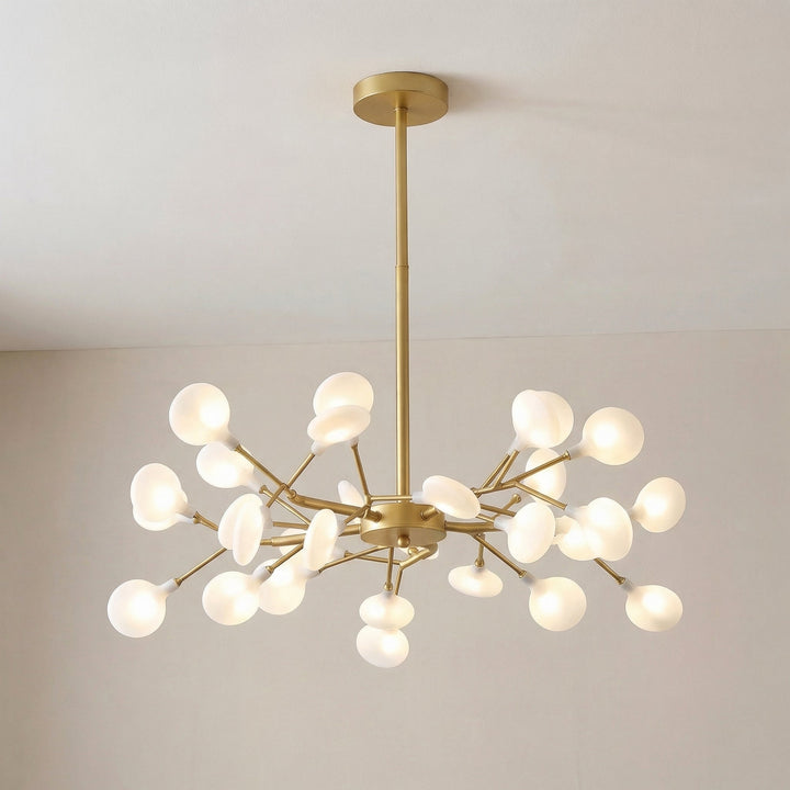 Firefly LED Chandelier with Glowing Acrylic Orbs on Branches 7