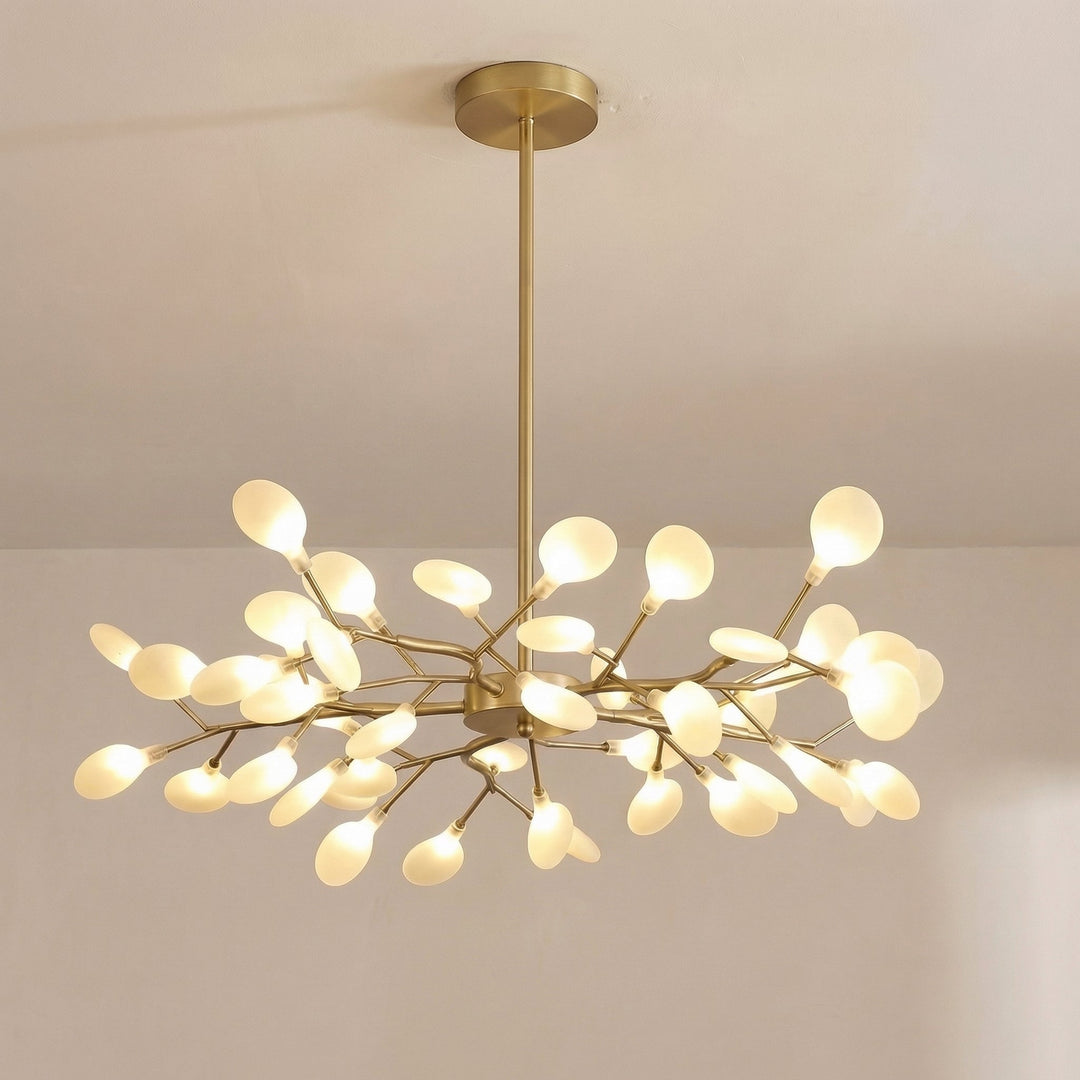 Firefly LED Chandelier with Glowing Acrylic Orbs on Branches 9