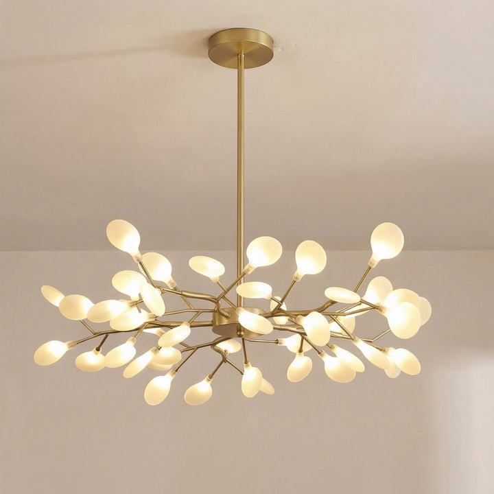Firefly LED Chandelier with Glowing Acrylic Orbs on Branches 9