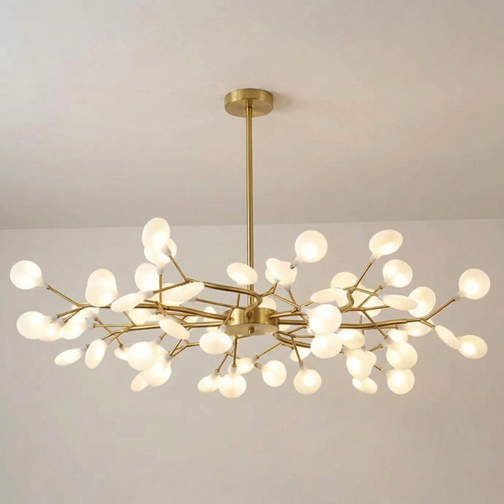 Firefly LED Chandelier with Glowing Acrylic Orbs on Branches 13