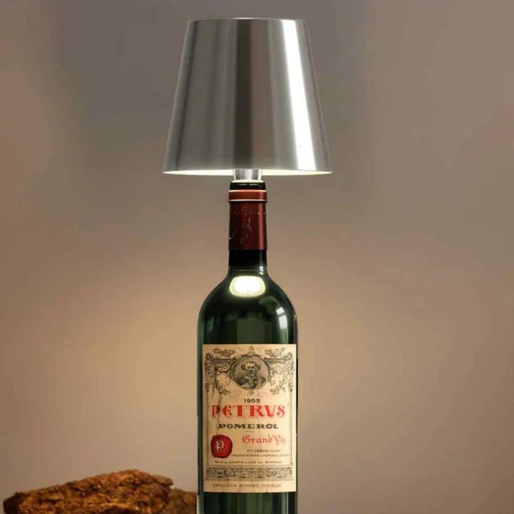 Cordless Bottle Lamp, Rechargeable LED Table Light That Fits on Any Bottle 15