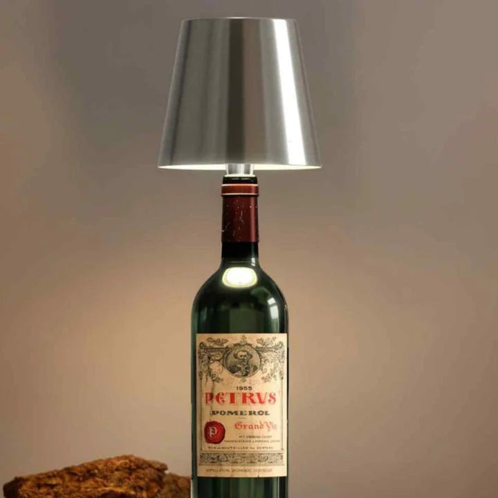 Cordless Bottle Lamp, Rechargeable LED Table Light That Fits on Any Bottle 15