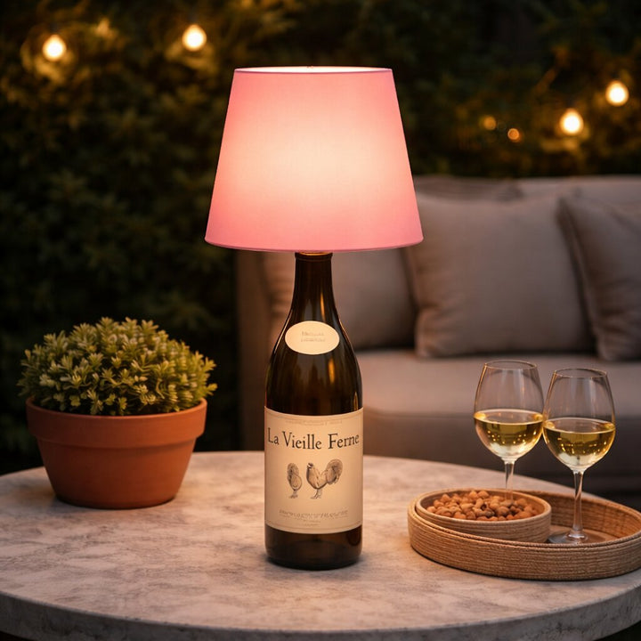 Cordless Bottle Lamp, Rechargeable LED Table Light That Fits on Any Bottle 19