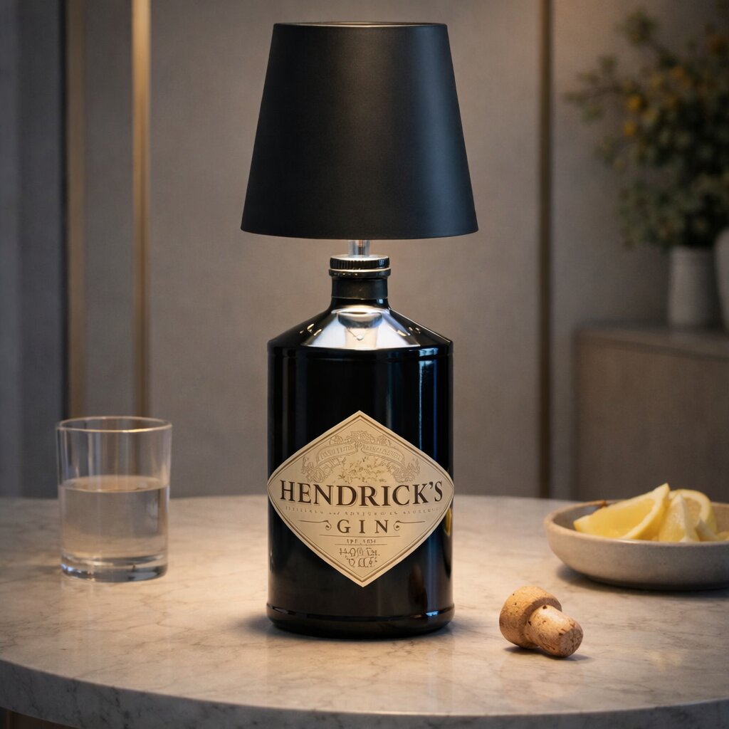 Cordless Bottle Lamp, Rechargeable LED Table Light That Fits on Any Bottle 9