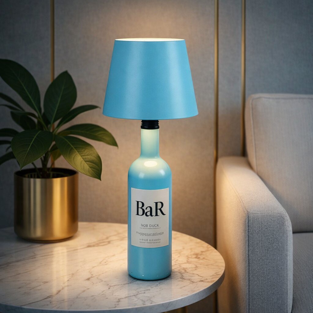 Cordless Bottle Lamp, Rechargeable LED Table Light That Fits on Any Bottle 21