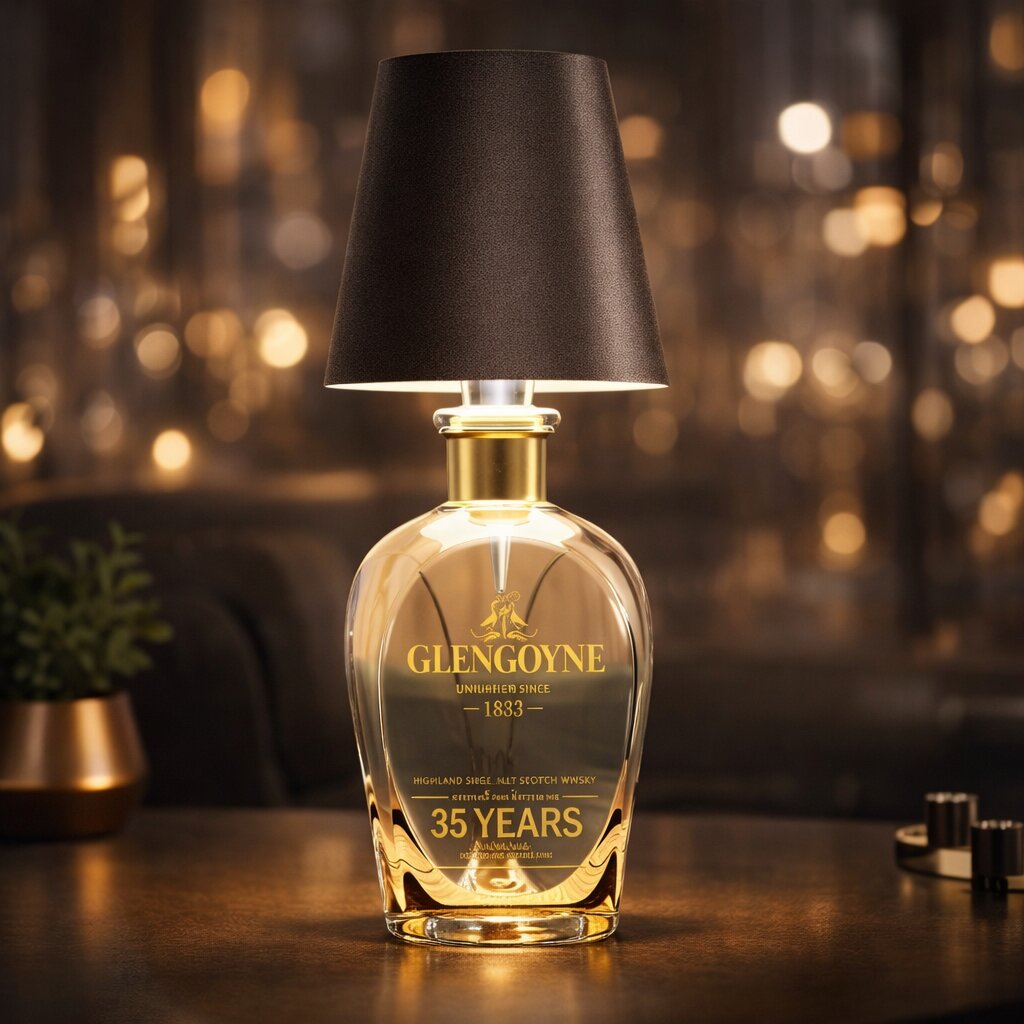 Cordless Bottle Lamp, Rechargeable LED Table Light That Fits on Any Bottle 13