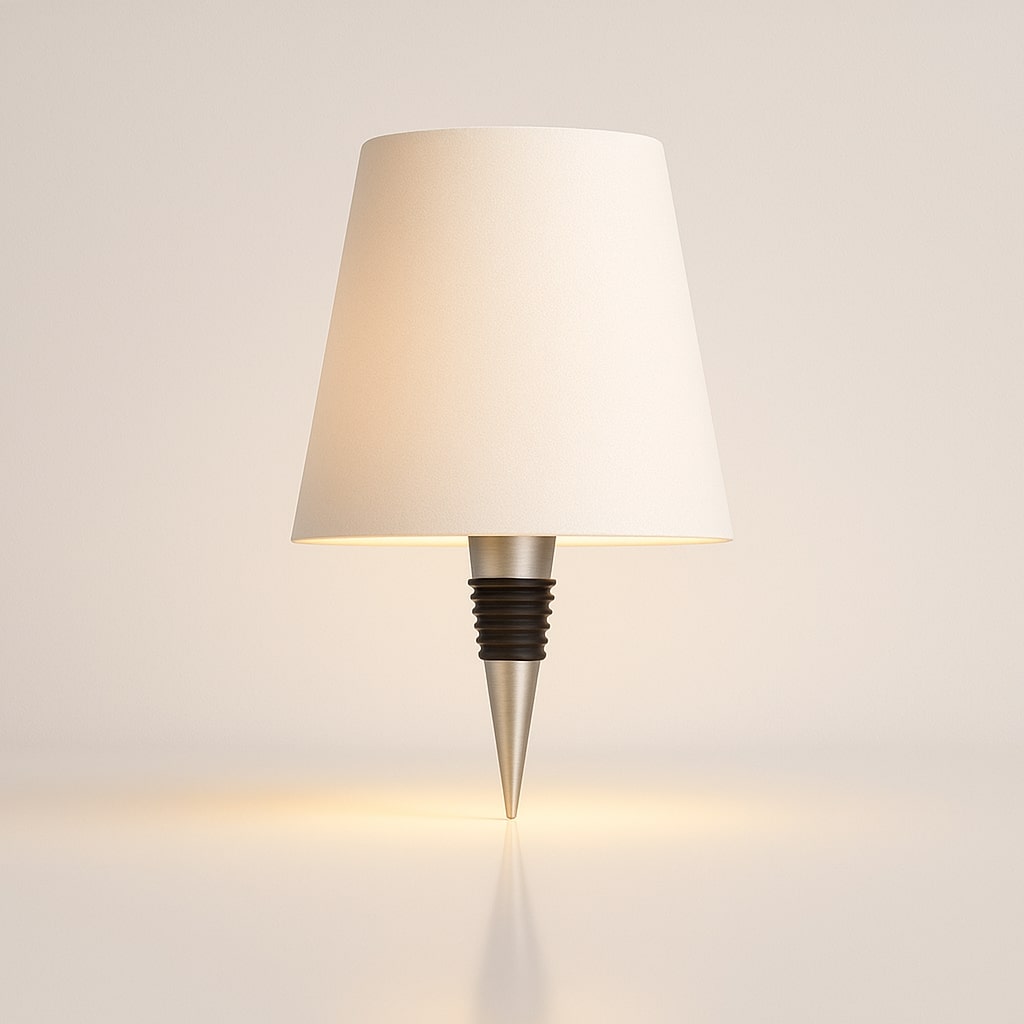 Cordless Bottle Lamp, Rechargeable LED Table Light That Fits on Any Bottle 10