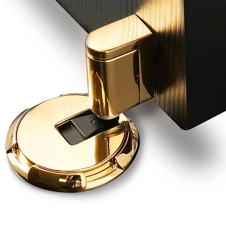 Mechanical Floor Door Stop with Push-to-Hold System, Zinc Alloy 1
