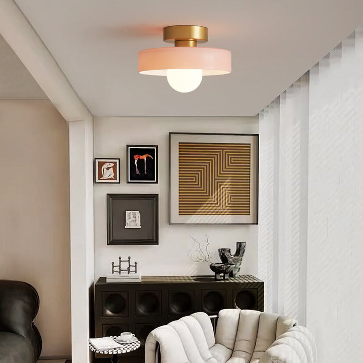 French Bauhaus Ceiling Light 3