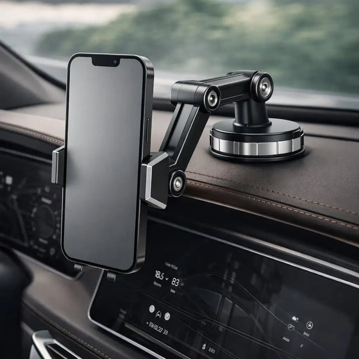 Car Phone Mount with Suction Cup | 360° Rotating Dashboard & Windshield Holder 3