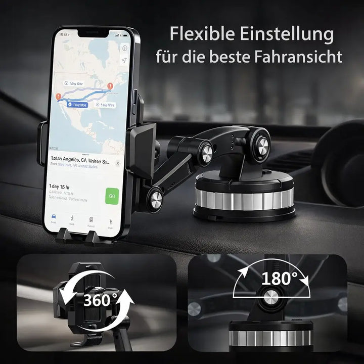 Car Phone Mount with Suction Cup | 360° Rotating Dashboard & Windshield Holder 6