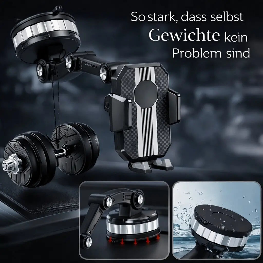 Car Phone Mount with Suction Cup | 360° Rotating Dashboard & Windshield Holder 10