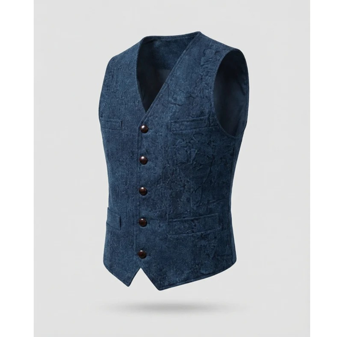 Men's Elegant Traditional Vest with Buttons 5
