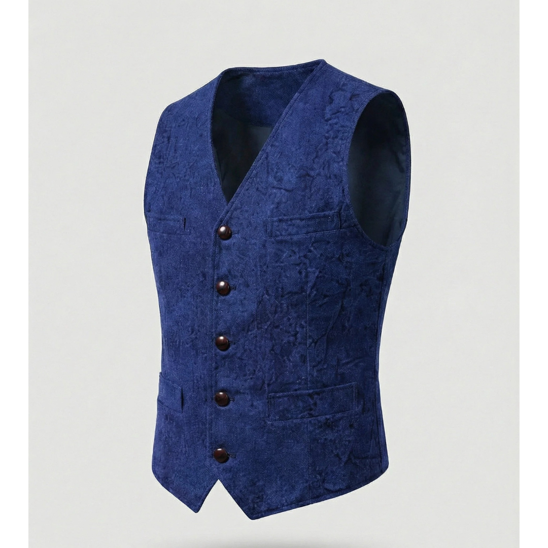 Men's Elegant Traditional Vest with Buttons 9