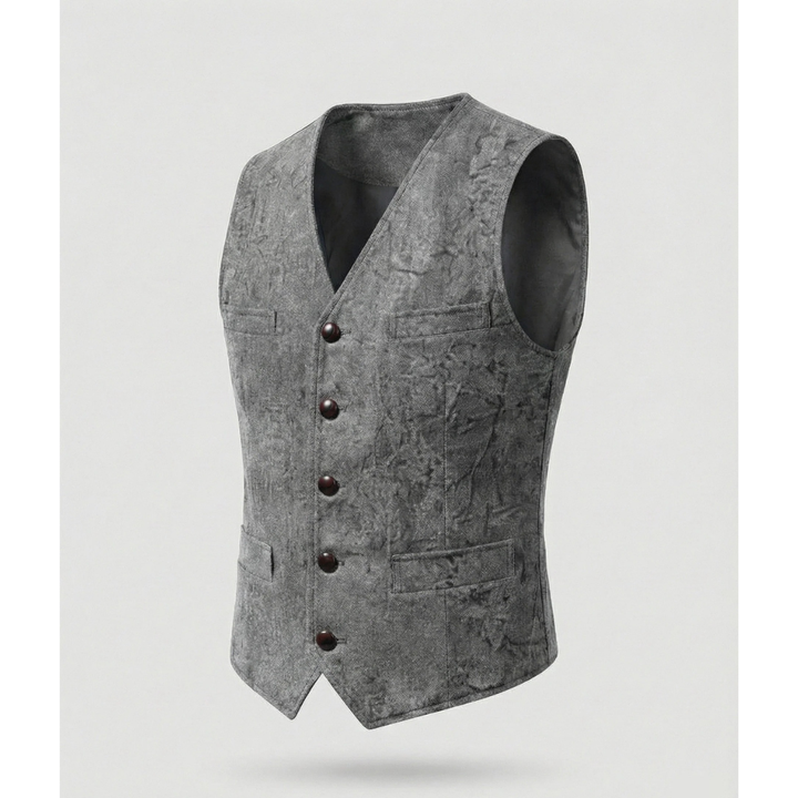 Men's Elegant Traditional Vest with Buttons 8